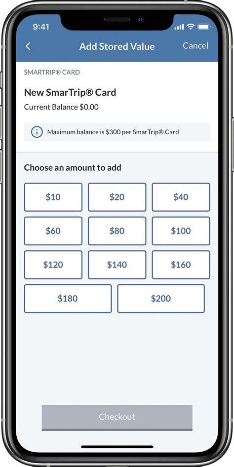 how to reload smart money using credit card|SmarTrip App .